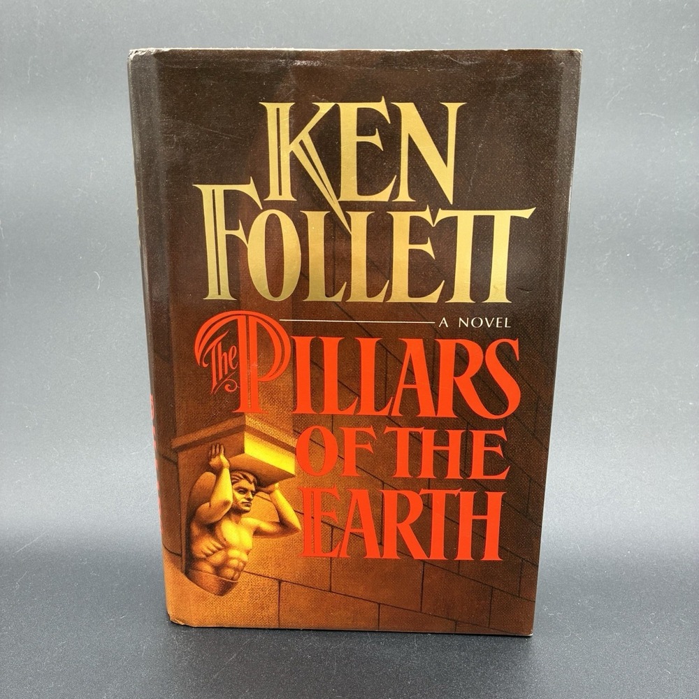 The Pillars of the Earth Ken Follett 1st Edition 1st Print HC DJ 1989